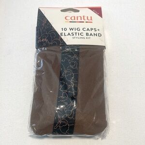Cantu 10 wig caps + elastic band styling kit Hair accessories New One size